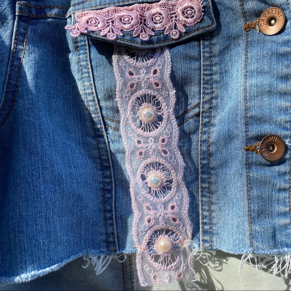 Custom  High low  Jean Jacket - Picture 3 of 11